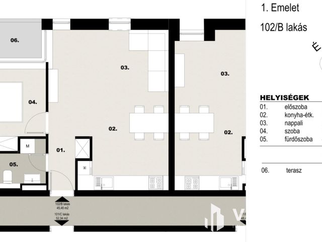 Liftes Új Építésű Társasházban, 53 nm-es Jó Lakás!!!